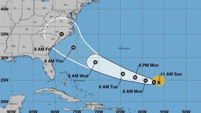 La tormenta Florence se convierte en huracán 