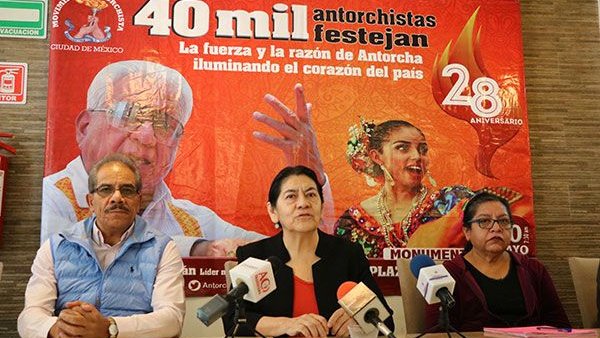 40 mil antorchistas capitalinos celebrarán su 28 aniversario en la Plaza de Toros México