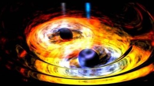 Descubren dos agujeros negros supermasivos casi encimados