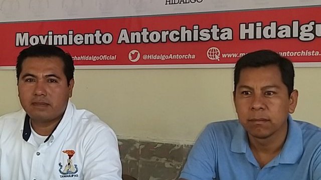 El Movimiento Antorchista de Tamaulipas  se solidariza con sus compañeros del Estado de Hidalgo.