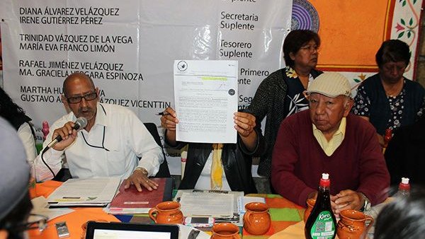 Exhortan ciudadanos a edil de Texcoco a respetar elección en barrio San Pedro 