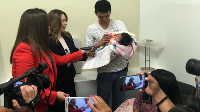 Primera bebé registrada en el Instituto Municipal de las Mujeres