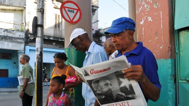 Vigilia por los homenajes a Fidel Castro