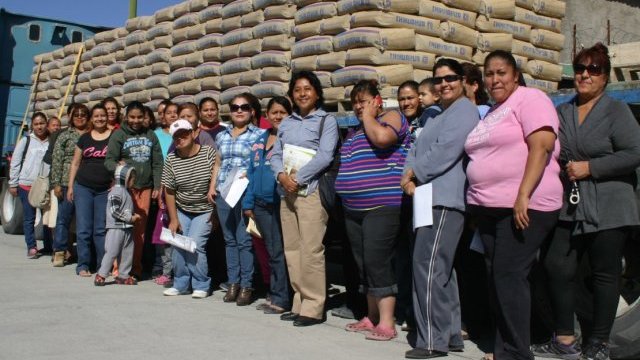 Familias de 14 municipios obtienen 2 mil paquetes de materiales