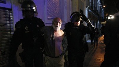 Burtalidad policiaca en España contra manifestantes del Congreso