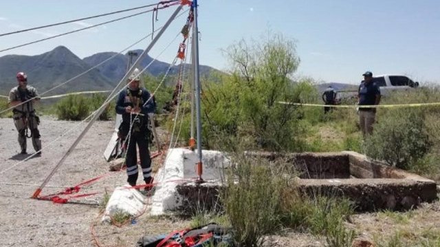 Localizan cinco cuerpos en el tiro de una mina de Aquiles Serdán