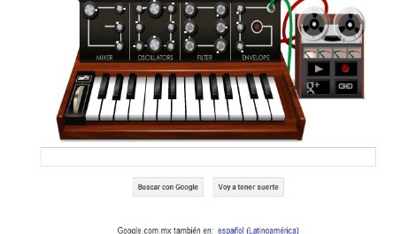 Google rinde tributo a Robert Moog con sintetizador interactivo