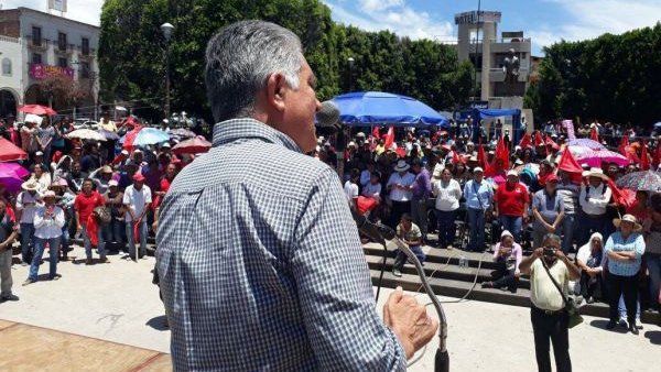 La represión en Michoacán