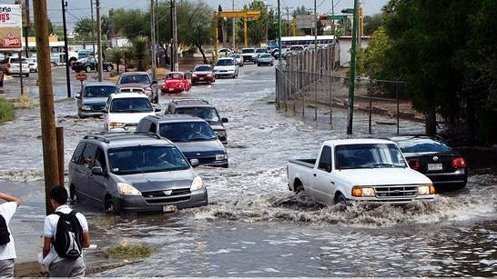 Juárez, azotado sin piedad por los aguaceros