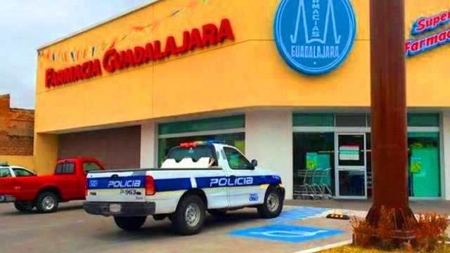 Otro asalto a una sucursal de Farmacias Guadalajara