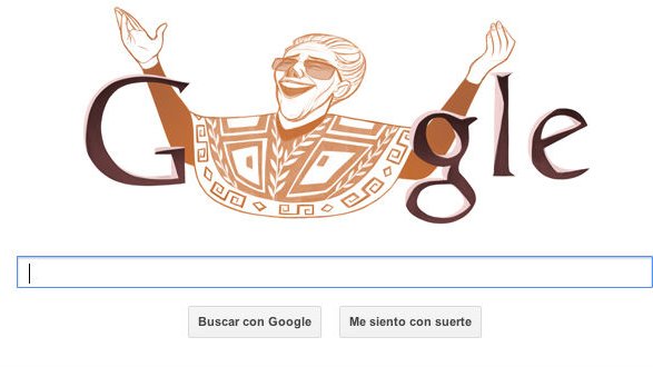 Chavela Vargas inspira el doodle de Google