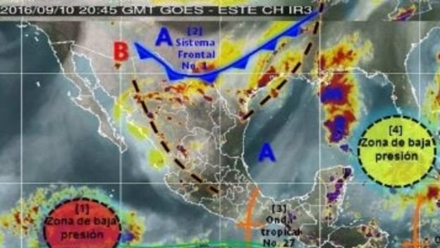 Prevén tormentas fuertes para Chihuahua, Coahuila, Nuevo León y Tamaulipas