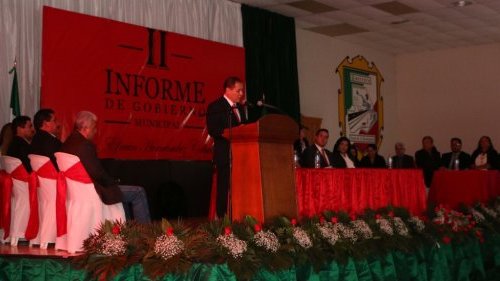 Alcalde de Guerrero rinde su Segundo Informe de Gobierno