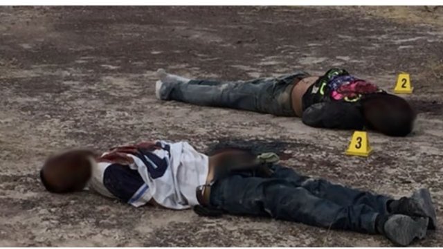 Tiran a dos ejecutados en una brecha del municipio de Aldama