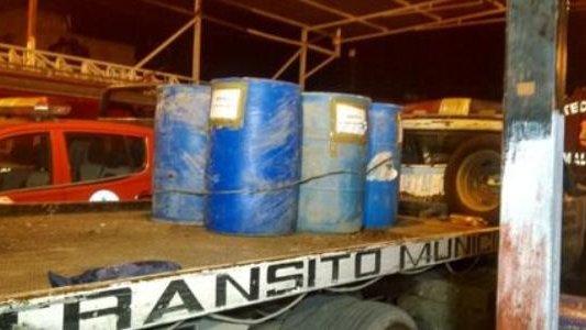 Encuentran 1,200 litros de peligroso químico en Chimalhuacán