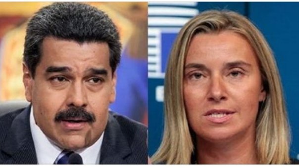 “¡Federica Mogherini, te equivocaste de país. Venezuela no es colonia ni de Europa ni de nadie!”