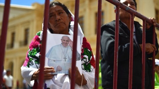 Un Chiapas azotado por la violencia esperaba soluciones del Papa