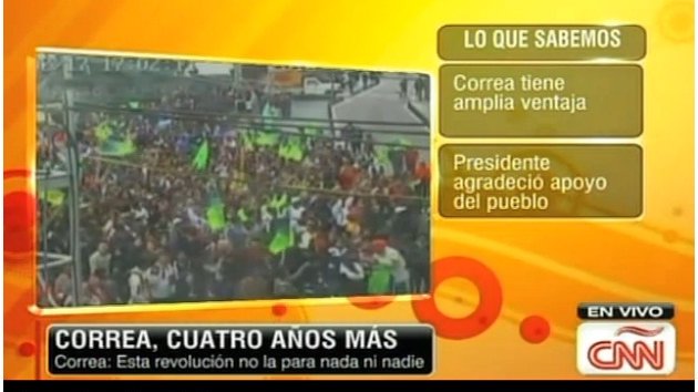 Ecuatorianos reeligen a Rafael Correa como presidente.