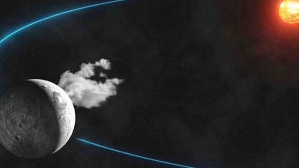 Detectan nubes de agua en el planeta enano Ceres