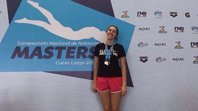 Segundo oro para Yessica Soltero en Campeonato Nacional de Natación Masters