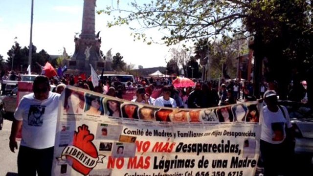 Marchan familiares de asesinadas y desaparecidas en Juárez