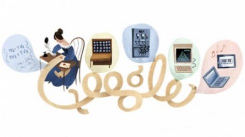 Google homenajea a Ada Lovelace en su doodle de hoy