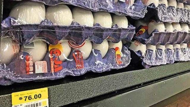 Se disparó precio del huevo en Juárez hasta los 76 pesos
