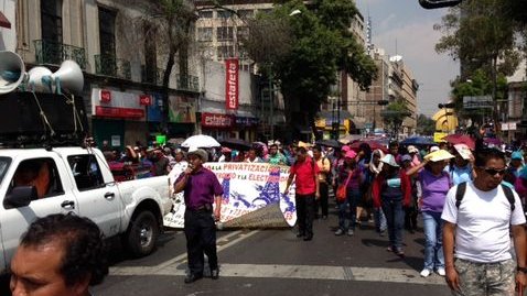 Pedirá CNTE en Segob cesar sanciones a maestros