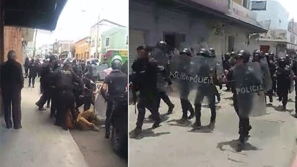 En Ciudad Hidalgo, Rubén Padilla reprime al pueblo