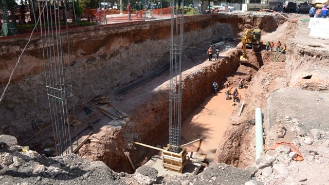 En casi un mes excavan 8 mil metros cúbicos en la Independencia