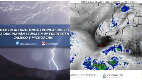 Pronostican meteorólogos granizo y tormentas eléctricas para el estado de Chihuahua