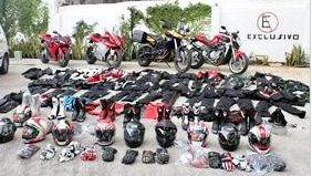 Aseguran trajes especiales y motos de lujo a Saíz Pineda