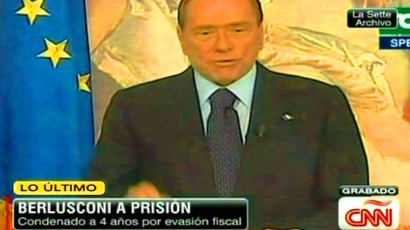 Condenan a Silvio Berlusconi a 4 años, por fraude fiscal
