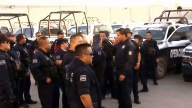 Entran en paro, 50 agentes estatales en Ciudad Juárez