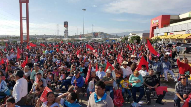 Celebran antorchistas décimo aniversario de trabajo en la zona Este de Tijuana