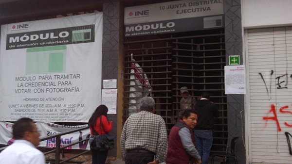 El incendio del INE y Sedesol en Veracruz