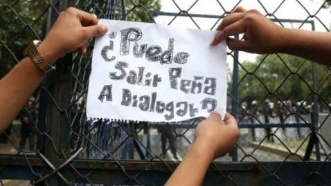 Presidencia turna a SEP pliego petitorio de estudiantes del IPN dirigido a Peña Nieto