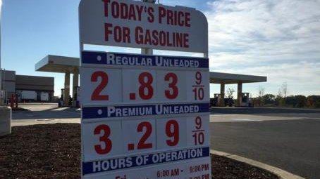 Gasolina en EU, más barata que un galón de leche