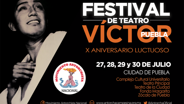 Realizará Antorcha el “Festival de Teatro Víctor Puebla”