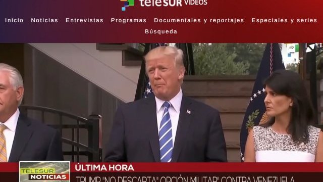 Trump amenazó abiertamente con invadir a Venezuela