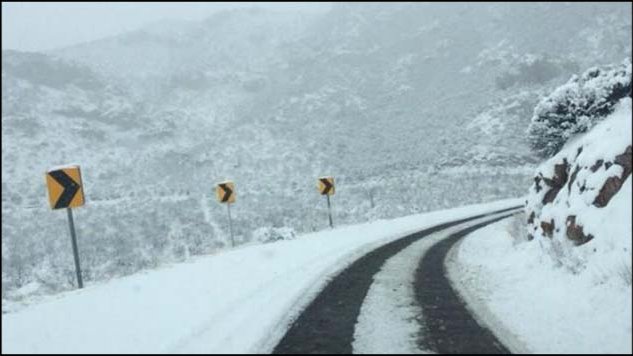Ya hay nieve en 26 municipios de Chihuahua