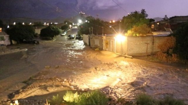 Tormenta en Juárez dejó inundaciones y caos vial