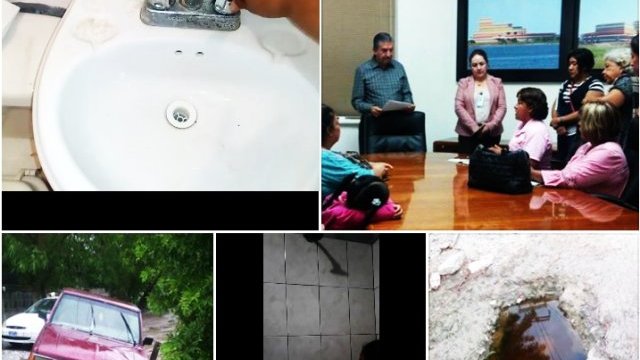 Gestionan antorchistas obras con organismo de Agua Potable en Reynosa