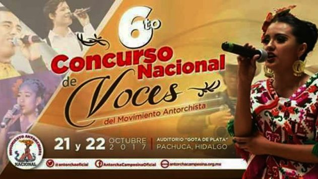 Antorcha canta en el VI Concurso Nacional de Voces