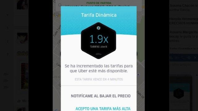 Entra Uber en tarifa dinámica ante demanda por paro de camiones