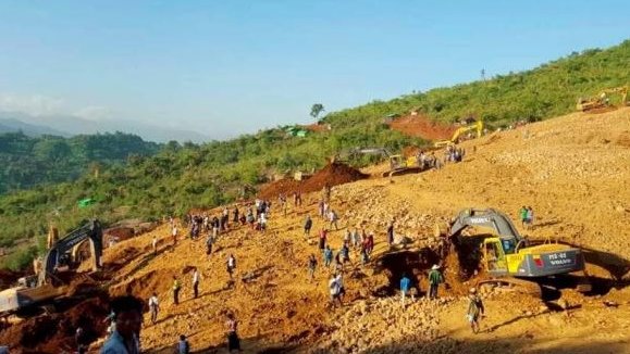 Al menos 91 muertos tras avalancha en una mina en Birmania