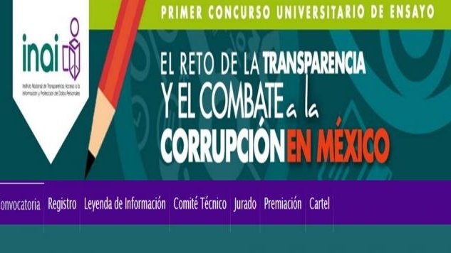 Lanza INAI concurso sobre transparencia y corrupción