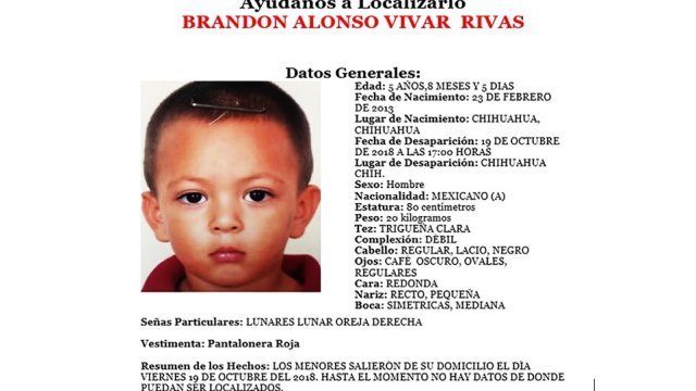 Emiten alerta por tres niños desaparecidos en la capital