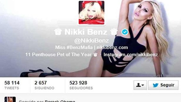 Obama sigue a actrices porno en Twitter