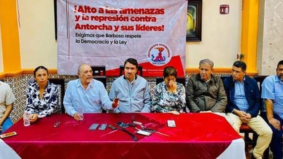 Se preparan 100 mil Antorchistas para marchar contra Miguel Barbosa en Puebla